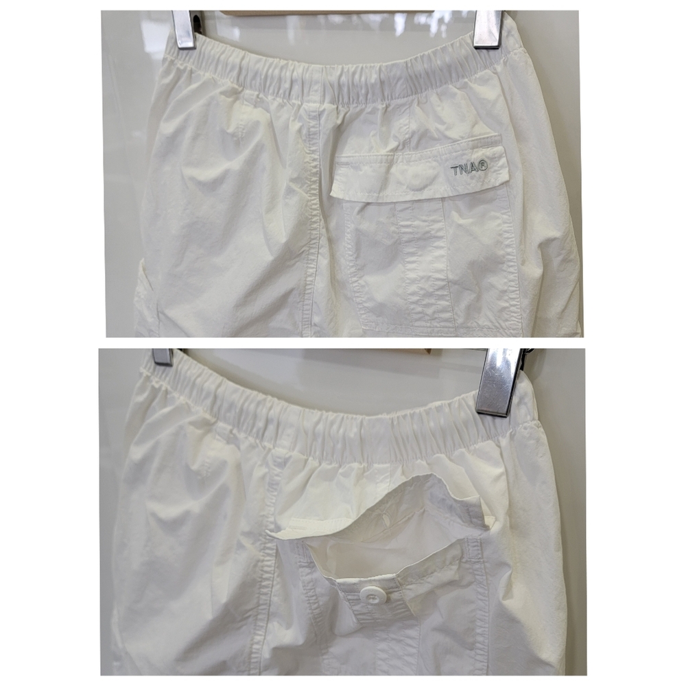 Aritzia TNA Stunt Parachute Pants White Baggy Utility Streetwear Women’s XS - Picture 10 of 17